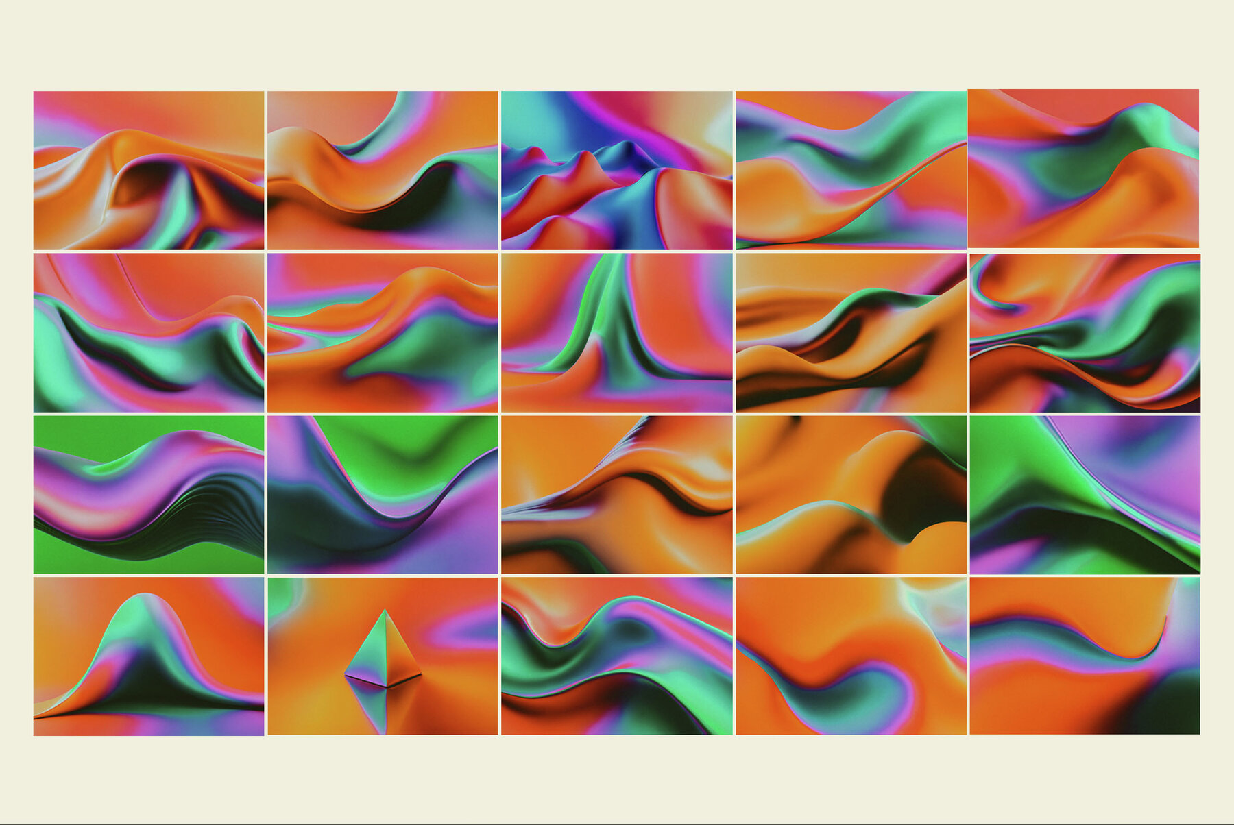 Horizontal Gradient Backgrounds 6