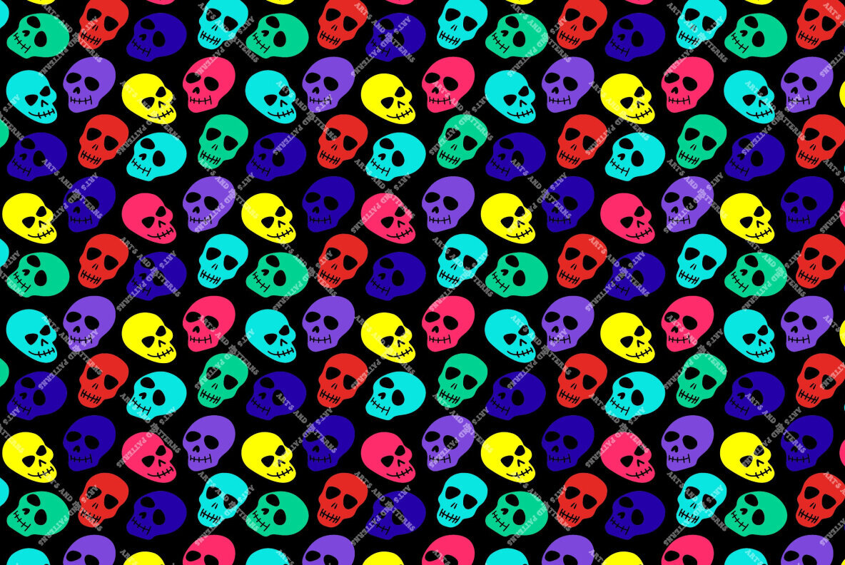 Creepy halloween patterns bundle 2