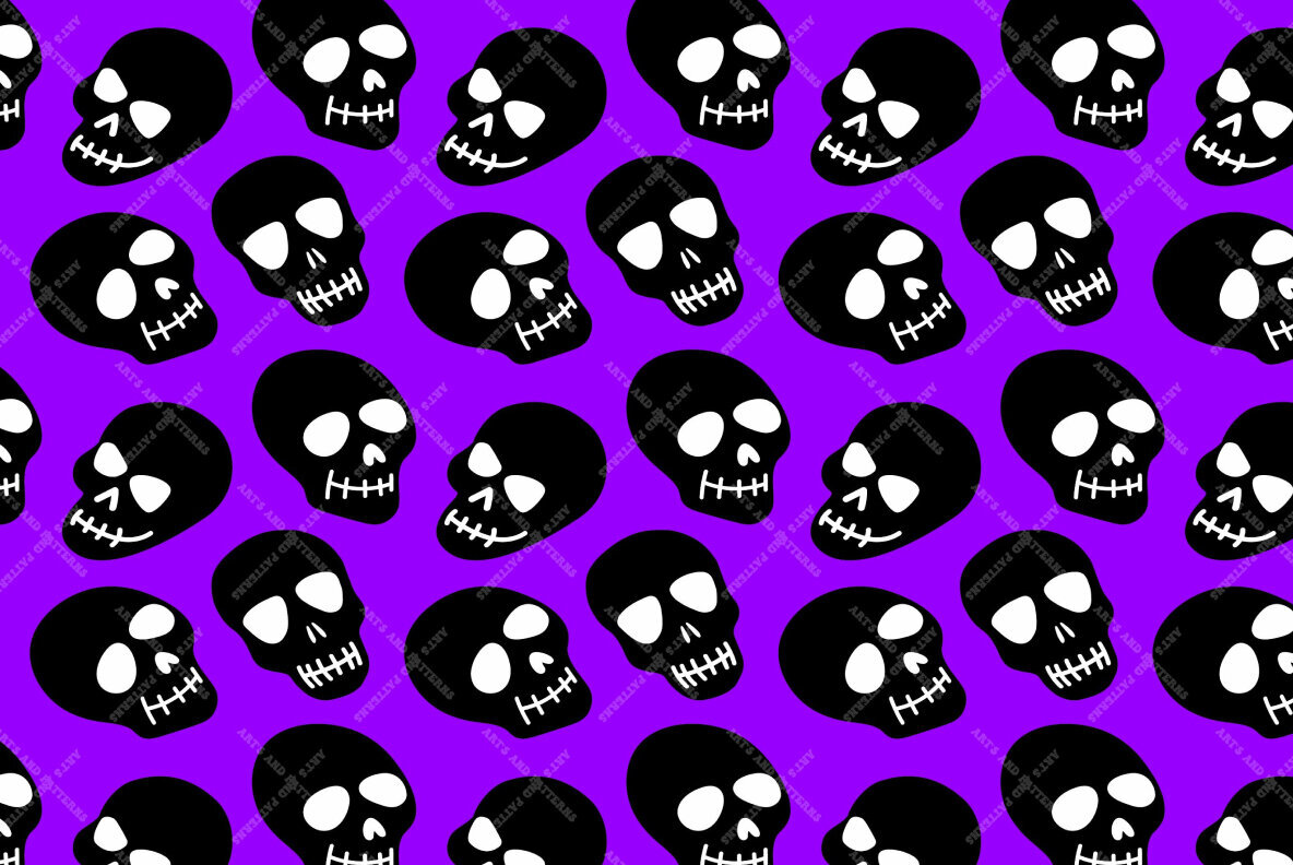 Creepy halloween patterns bundle 3