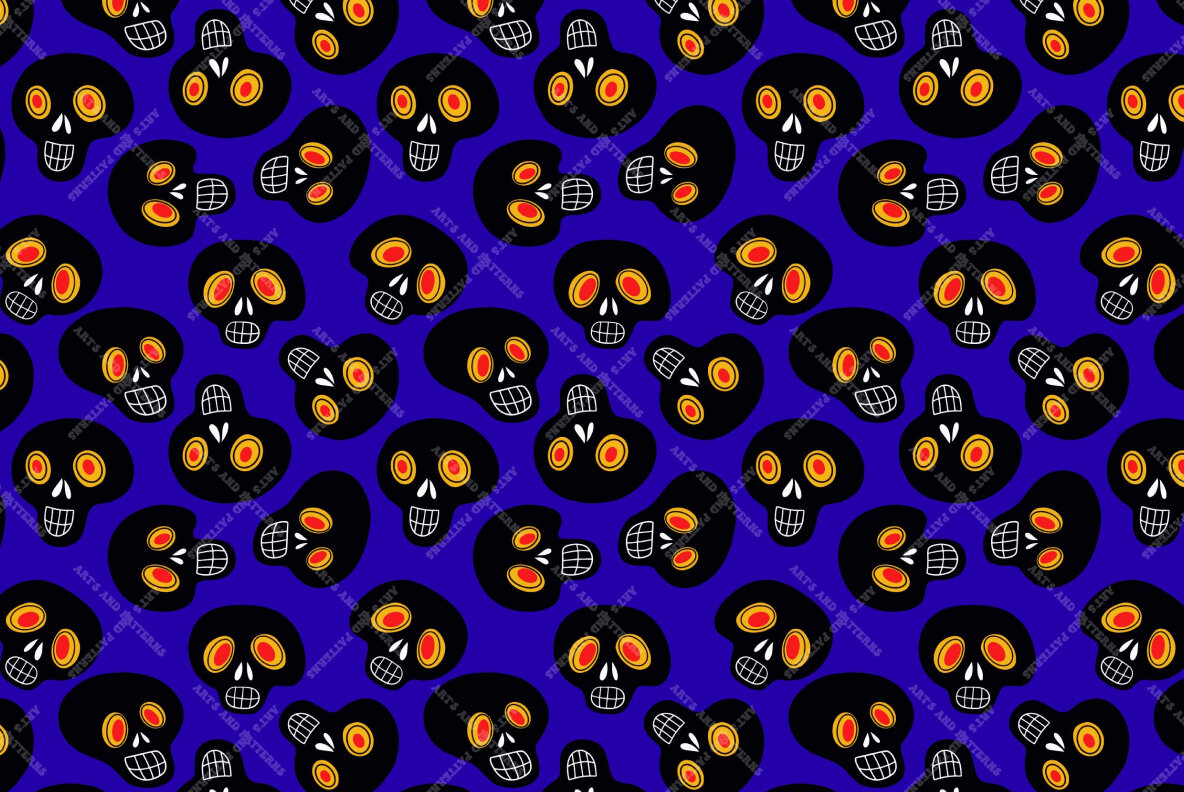 Creepy halloween patterns bundle 7
