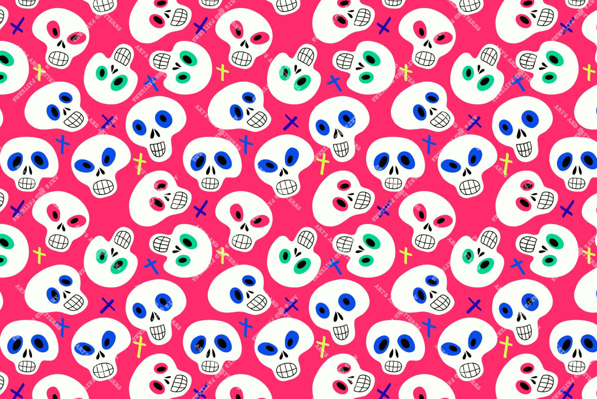 Creepy halloween patterns bundle 10