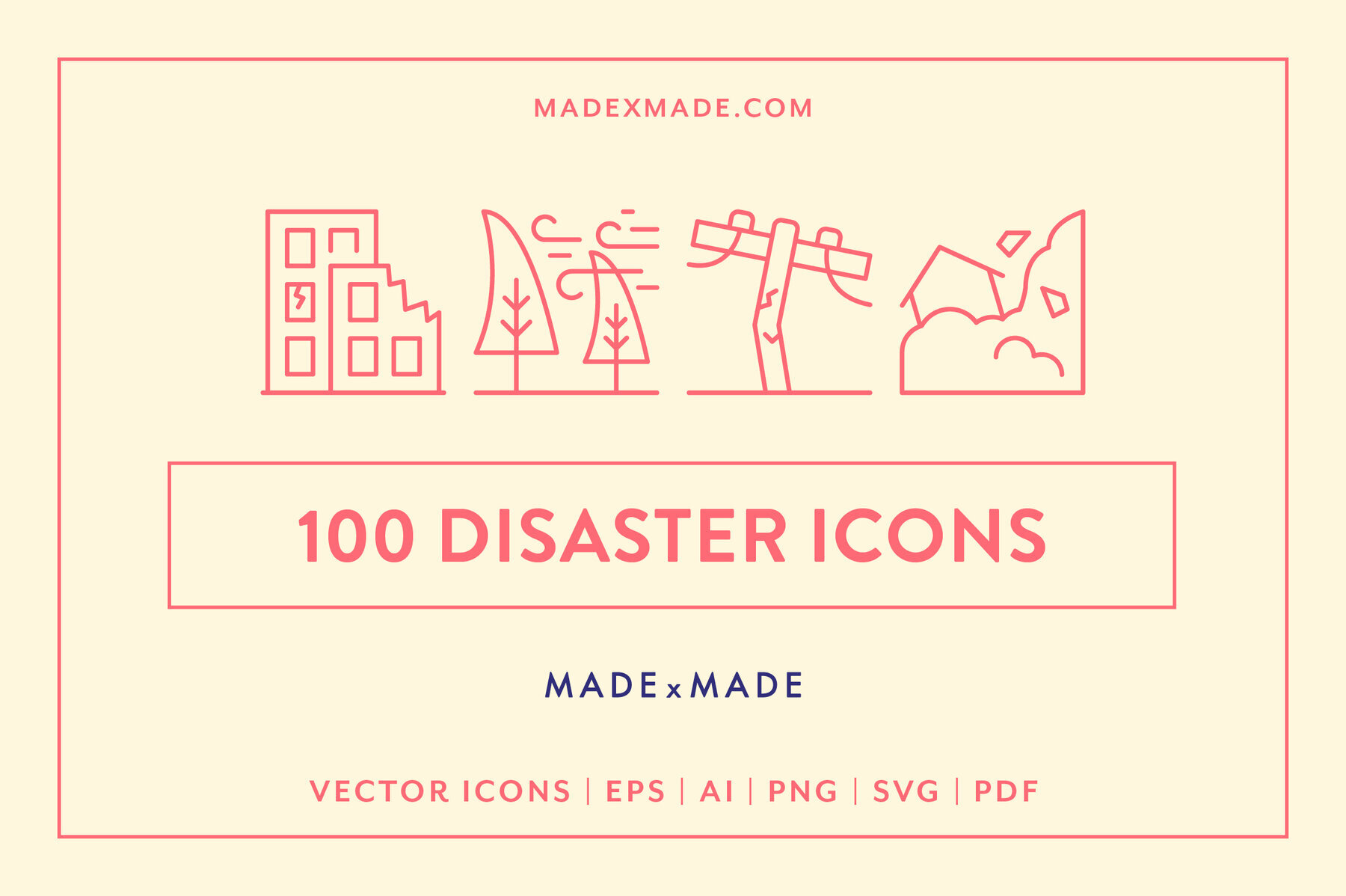 Disaster Icons 1