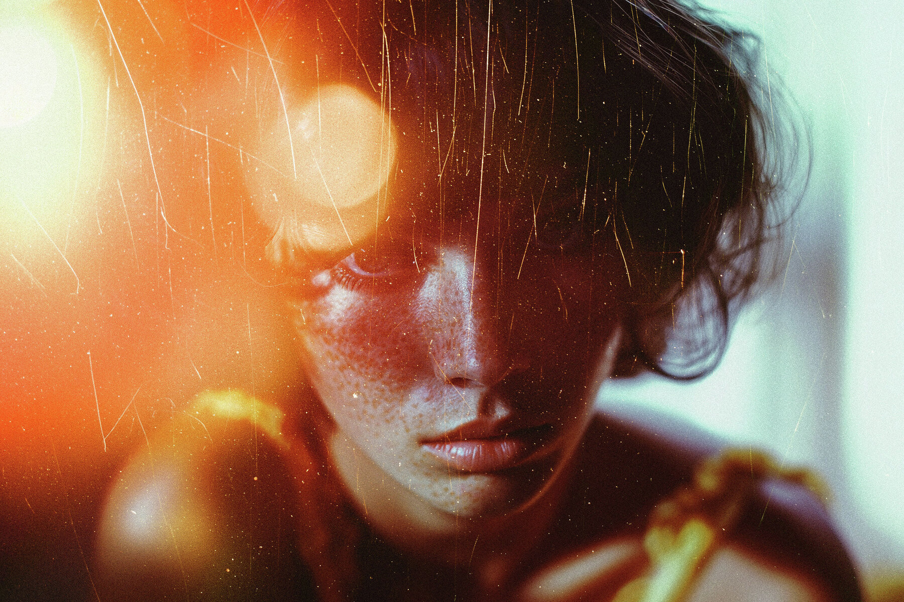 Vintage Light Leaks Textures 3