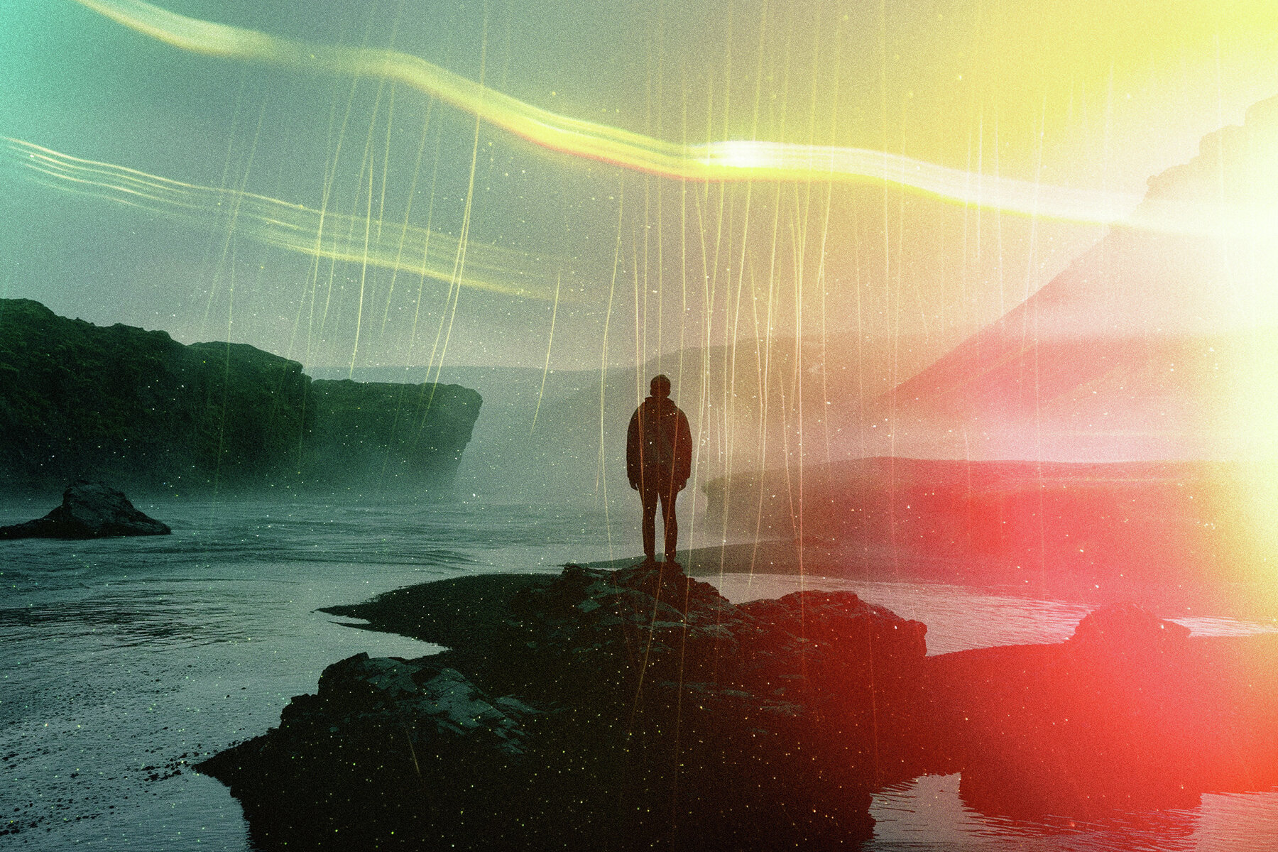 Vintage Light Leaks Textures 4