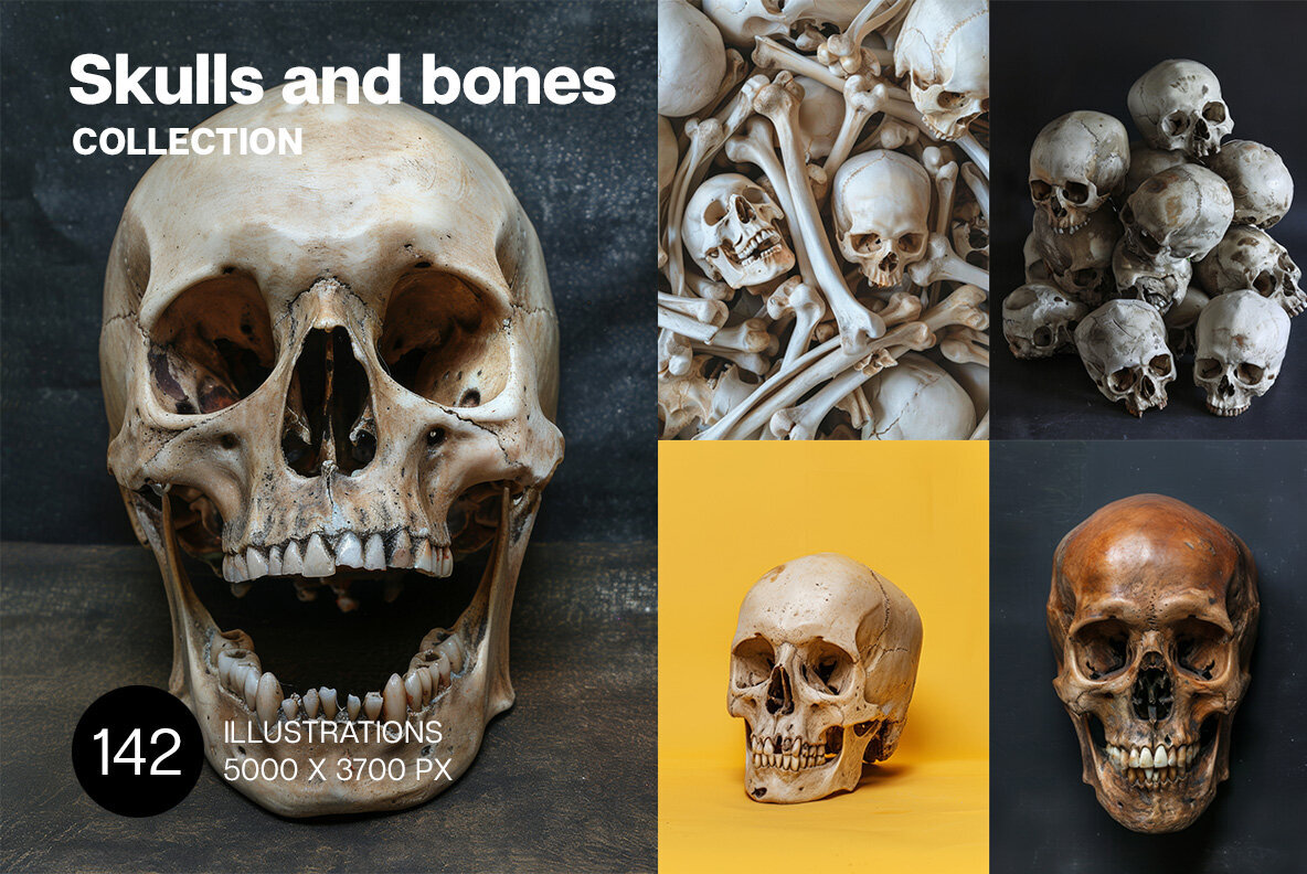 Skulls and bones 1