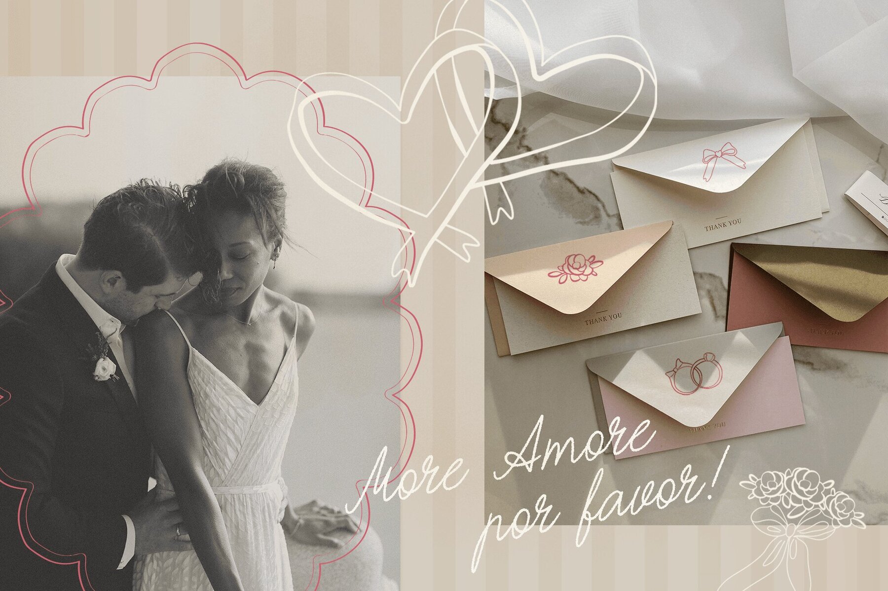 Village Amore vintage rural set 4