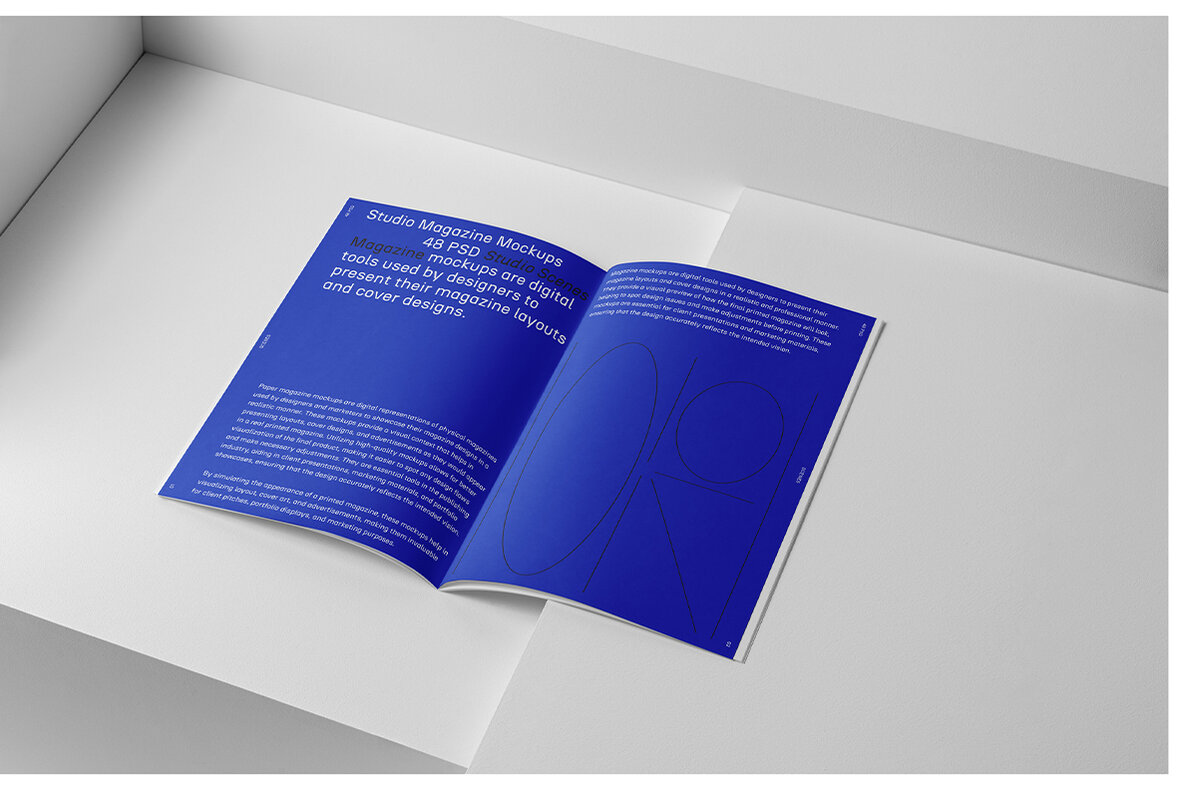 Magazine Mockups   Studio Scenes 8