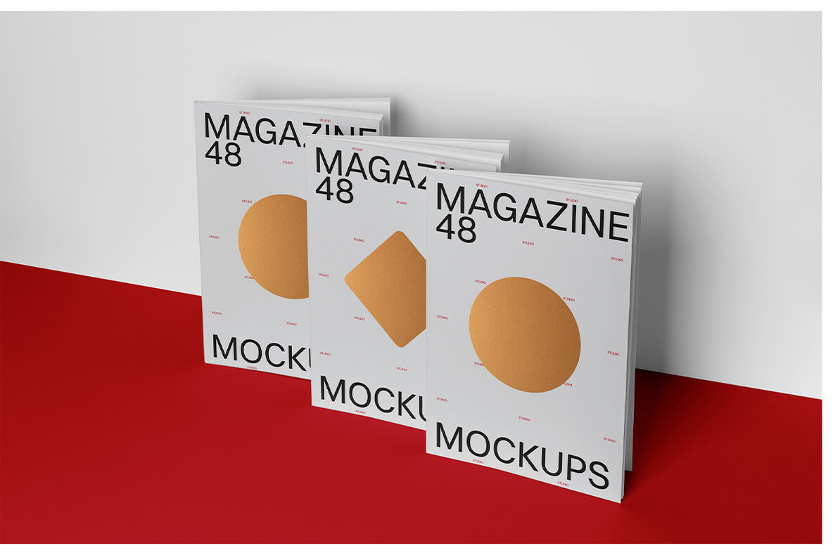 Magazine Mockups   Studio Scenes 10