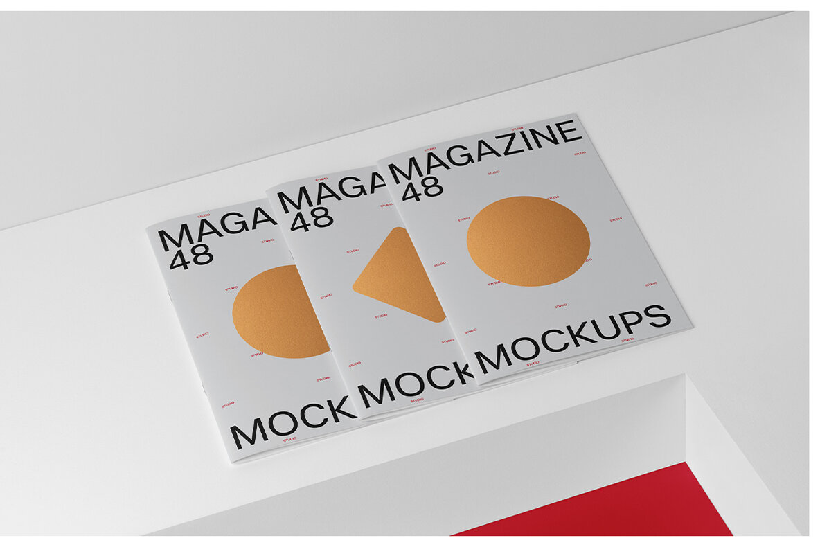 Magazine Mockups   Studio Scenes 12