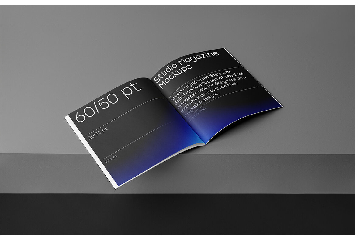 Magazine Mockups   Studio Scenes 18