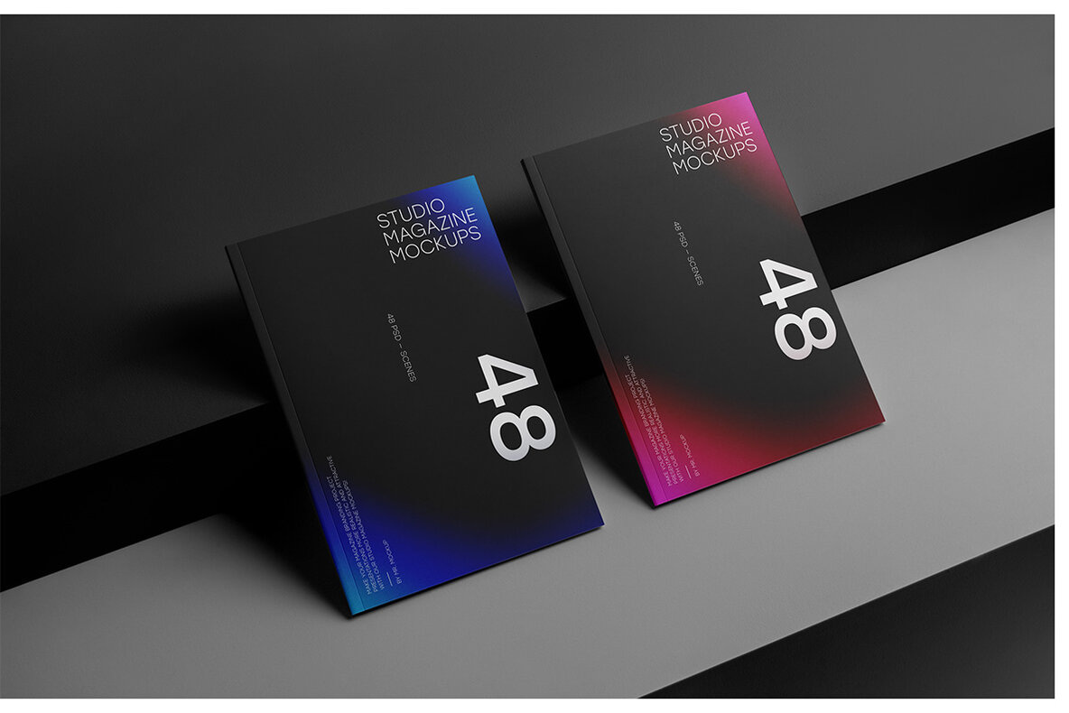 Magazine Mockups   Studio Scenes 20