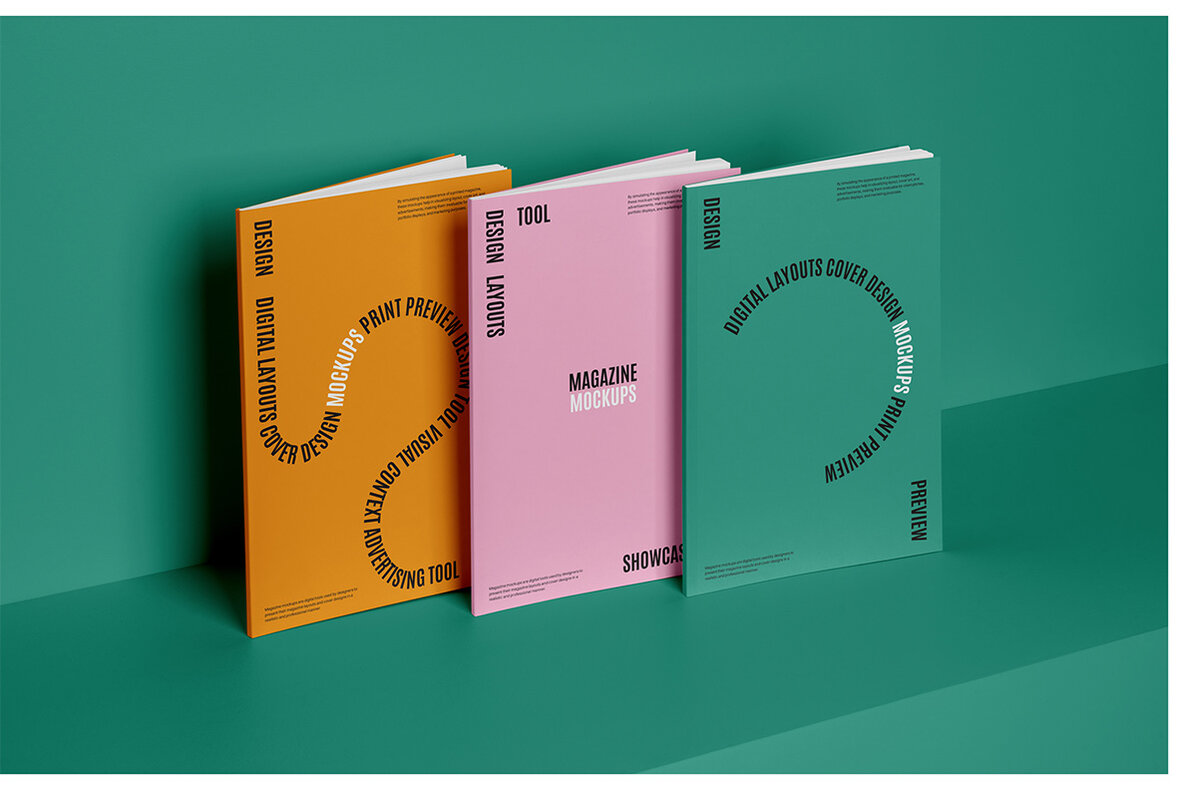 Magazine Mockups   Studio Scenes 24