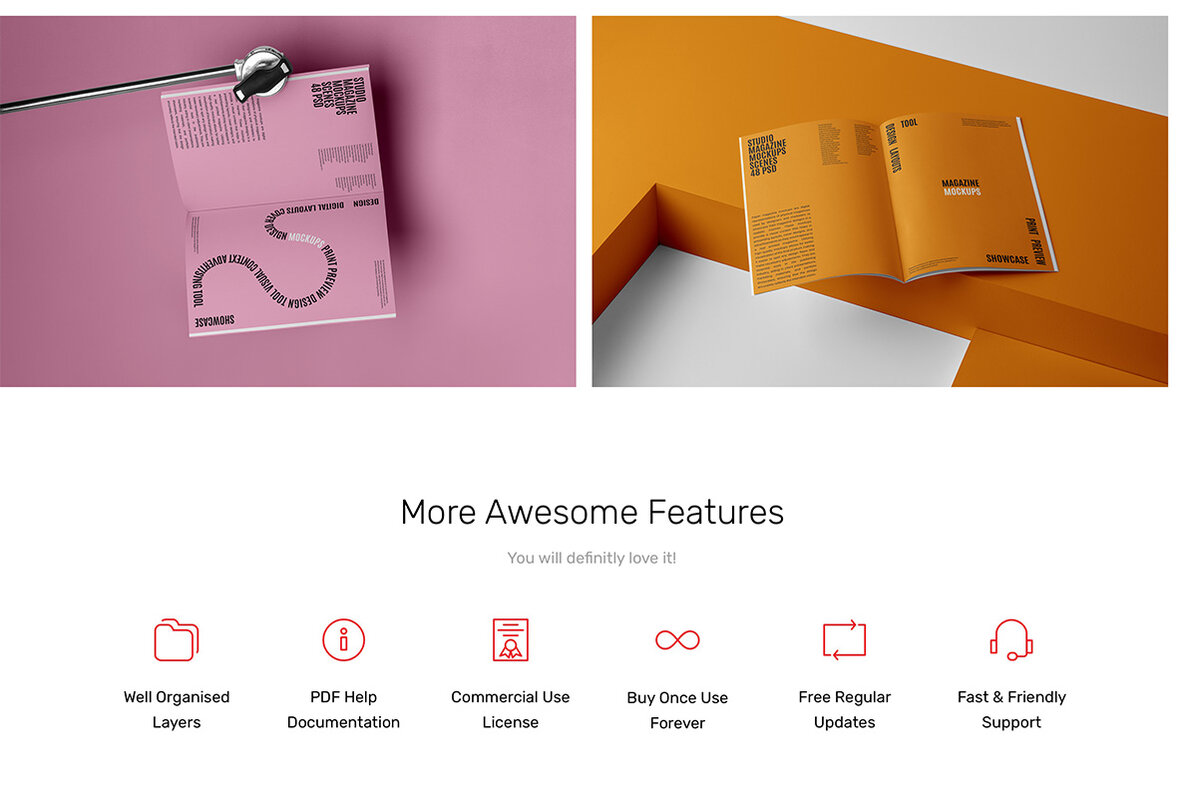 Magazine Mockups   Studio Scenes 25