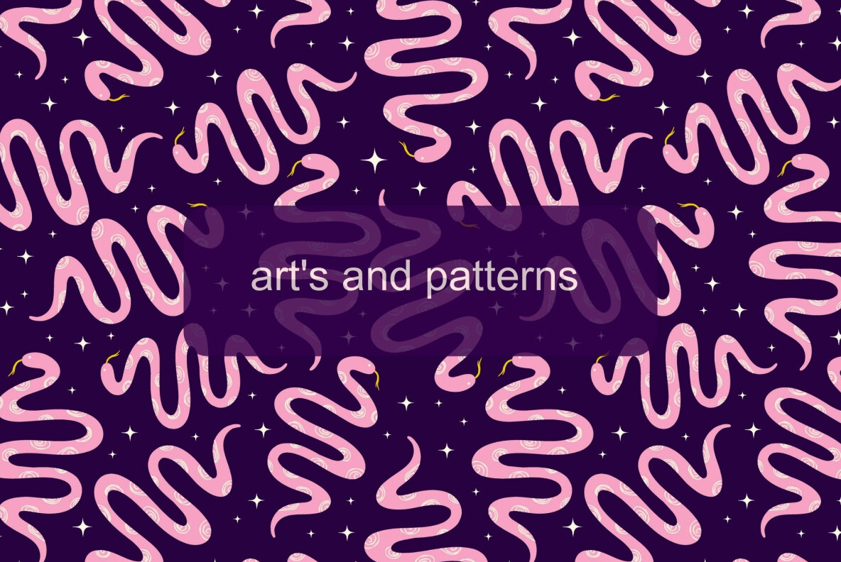 Pink Halloween seamless patterns 5