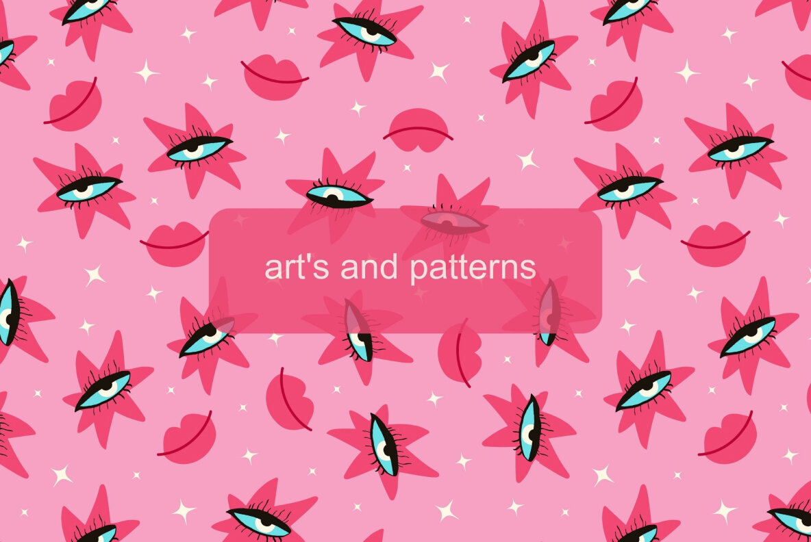 Pink Halloween seamless patterns 11