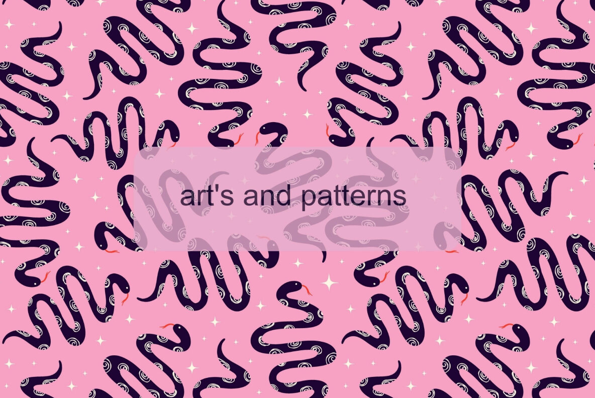 Pink Halloween seamless patterns 13