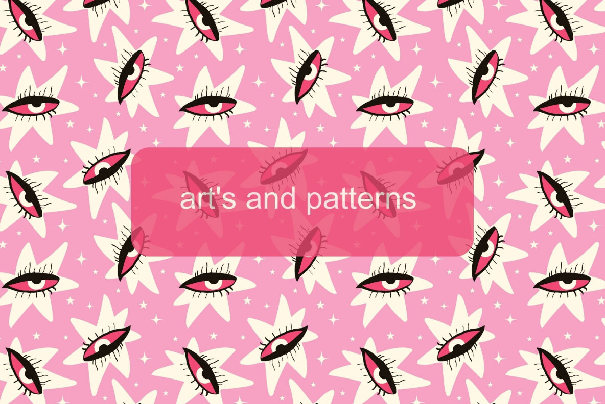 Pink Halloween seamless patterns 18