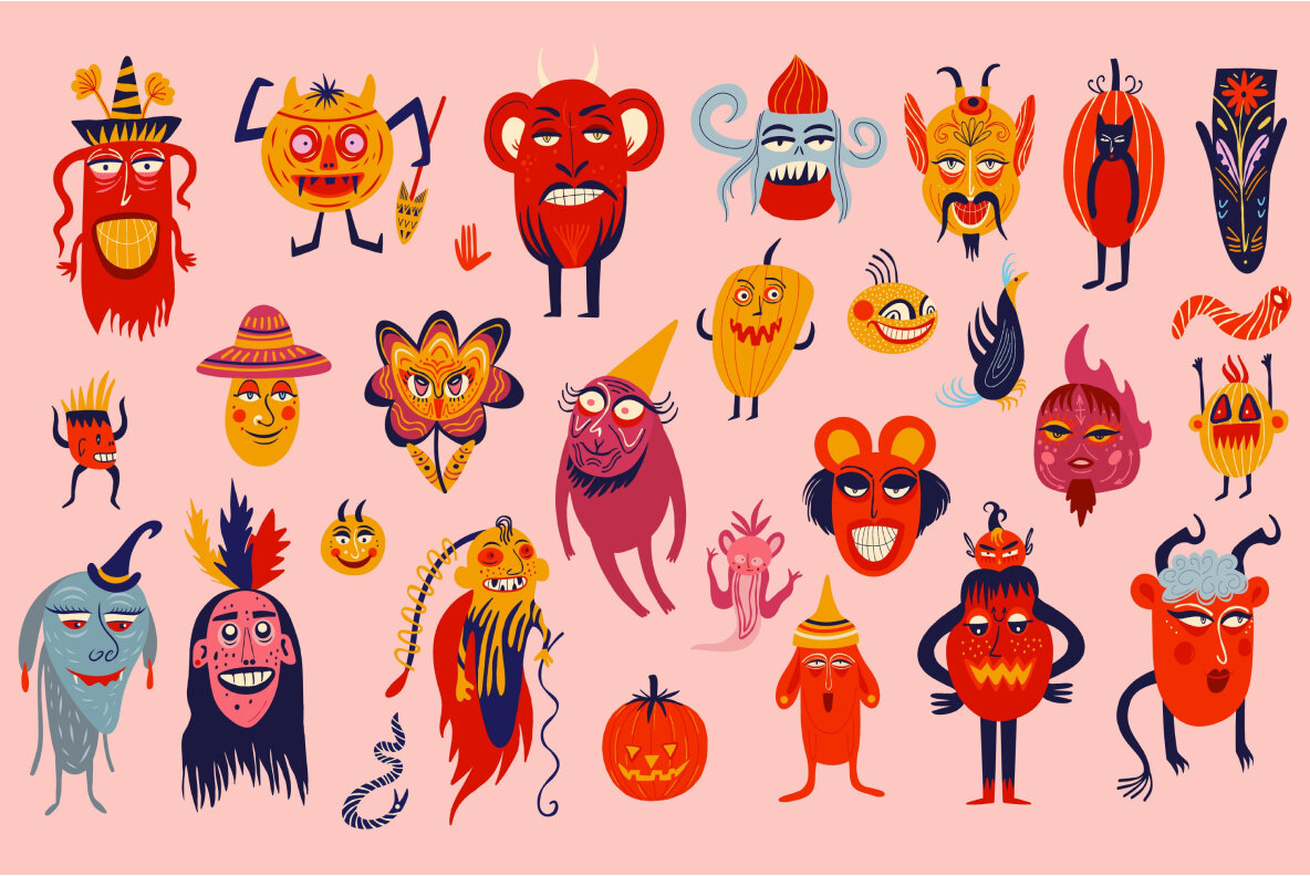 Halloween characters SVG Bundle 5