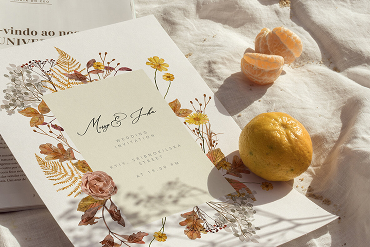 Autumn Fall Watercolor Set 10