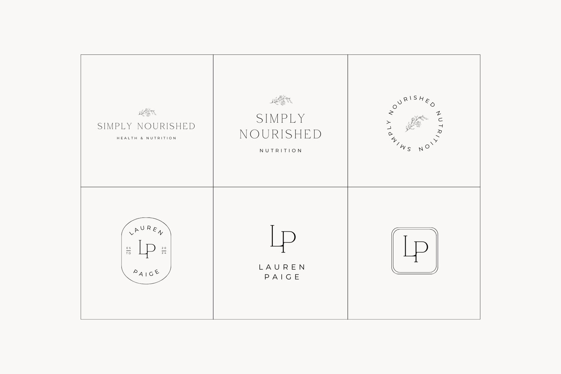 Minimal Logo Kit Canva Templates Vol 1 6