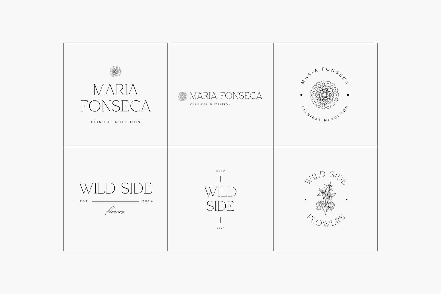 Minimal Logo Kit Canva Templates Vol 1 9