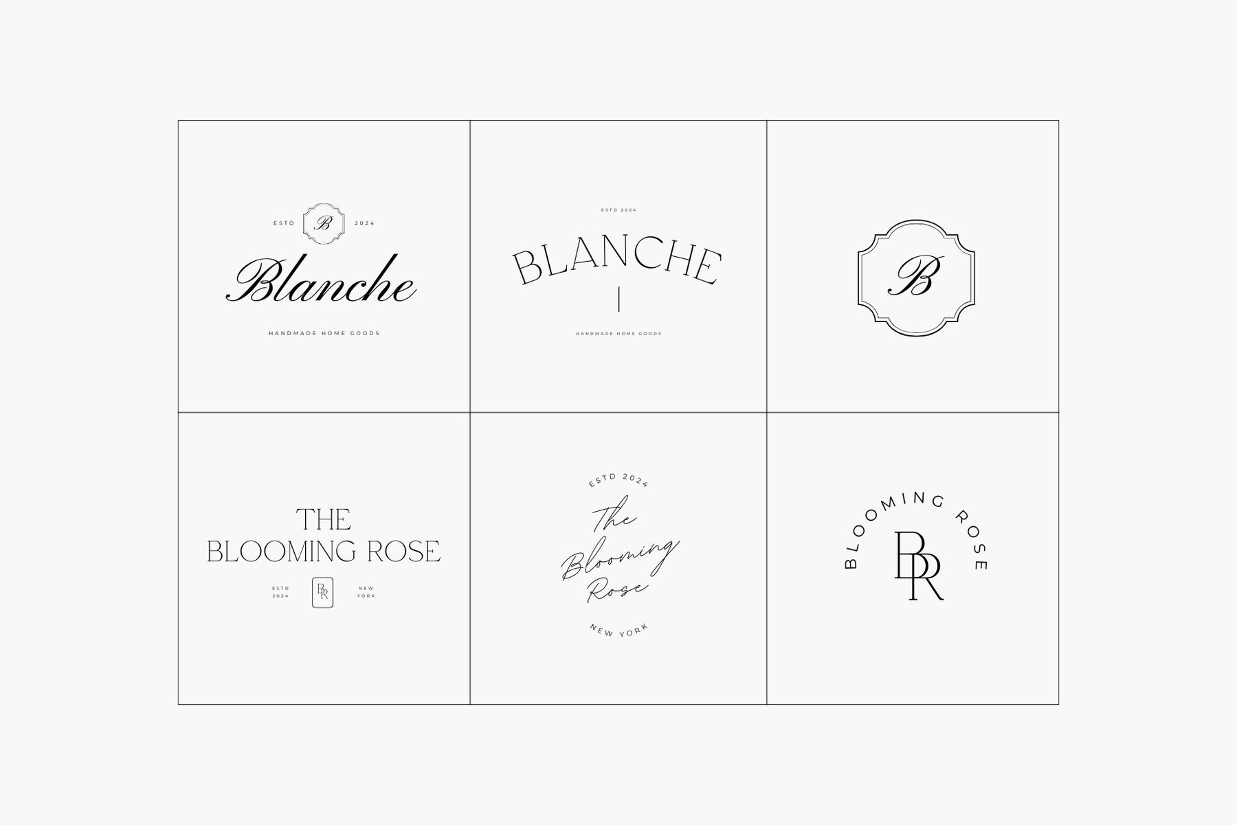 Minimal Logo Kit Canva Templates Vol 1 11