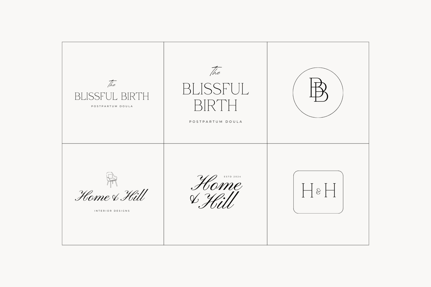 Minimal Logo Kit Canva Templates Vol 3 4