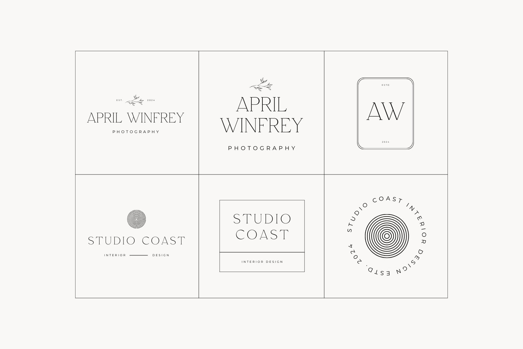 Minimal Logo Kit Canva Templates Vol 3 6