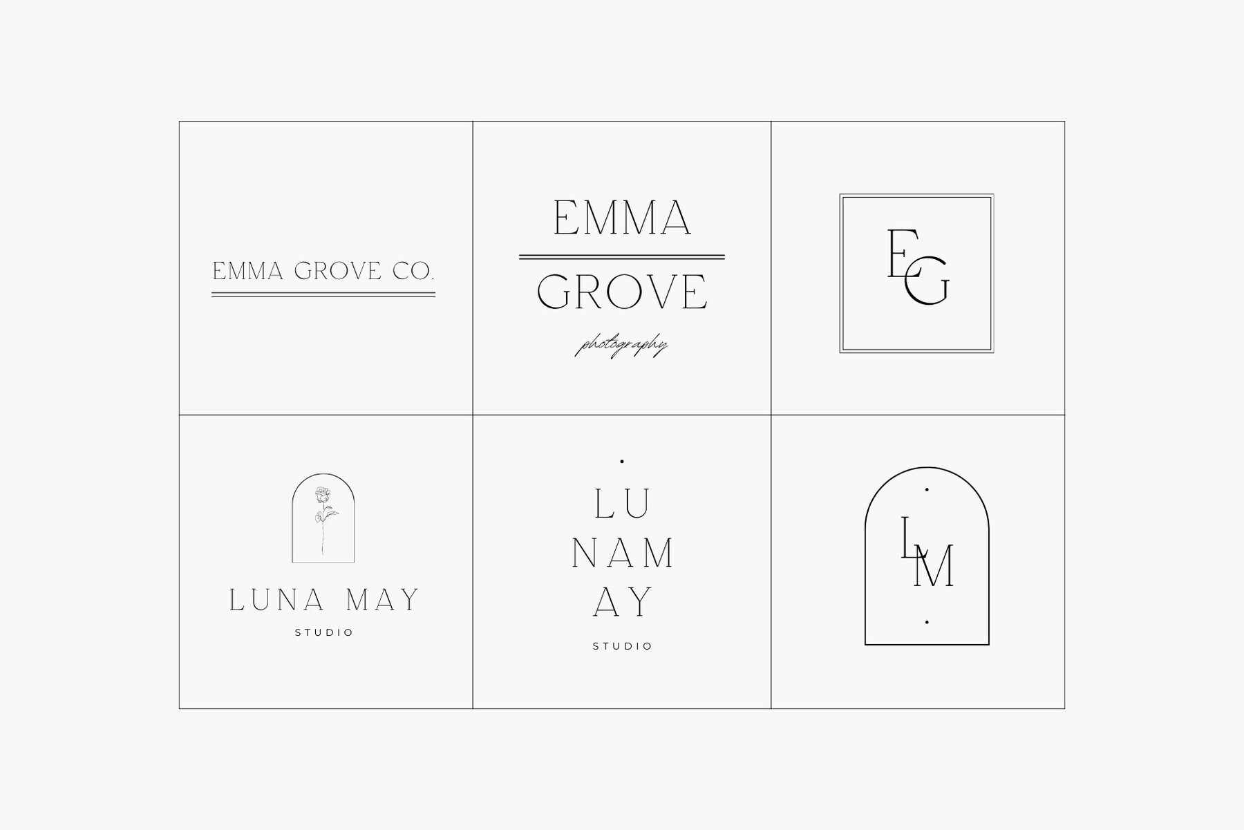 Minimal Logo Kit Canva Templates Vol 3 9