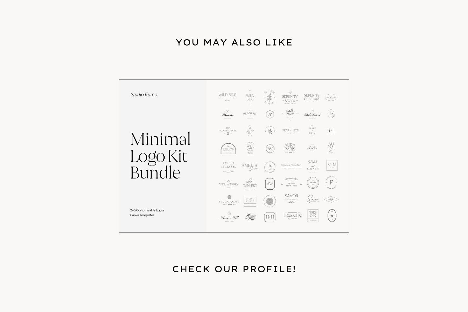 Minimal Logo Kit Canva Templates Vol 6 3