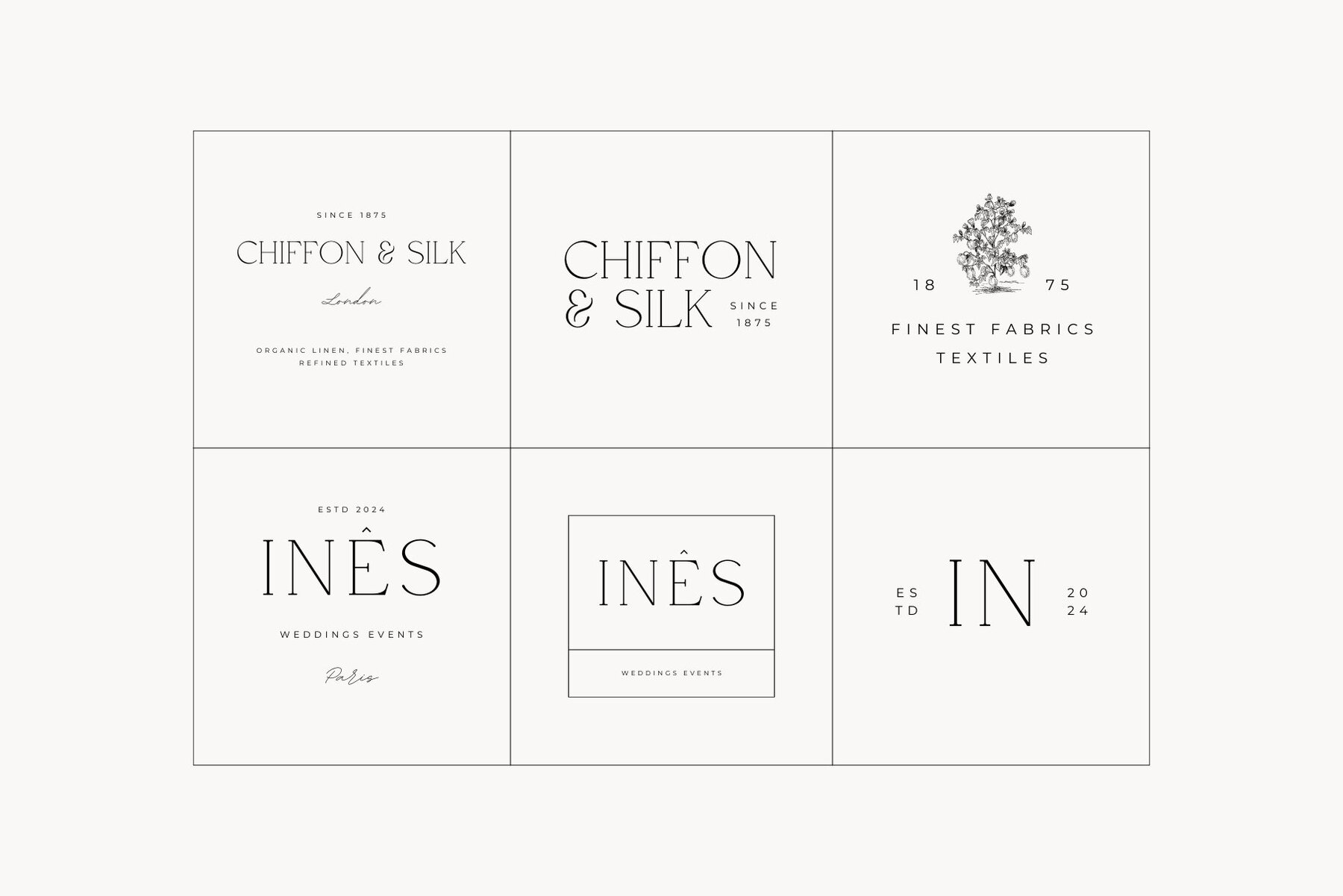 Minimal Logo Kit Canva Templates Vol 6 4