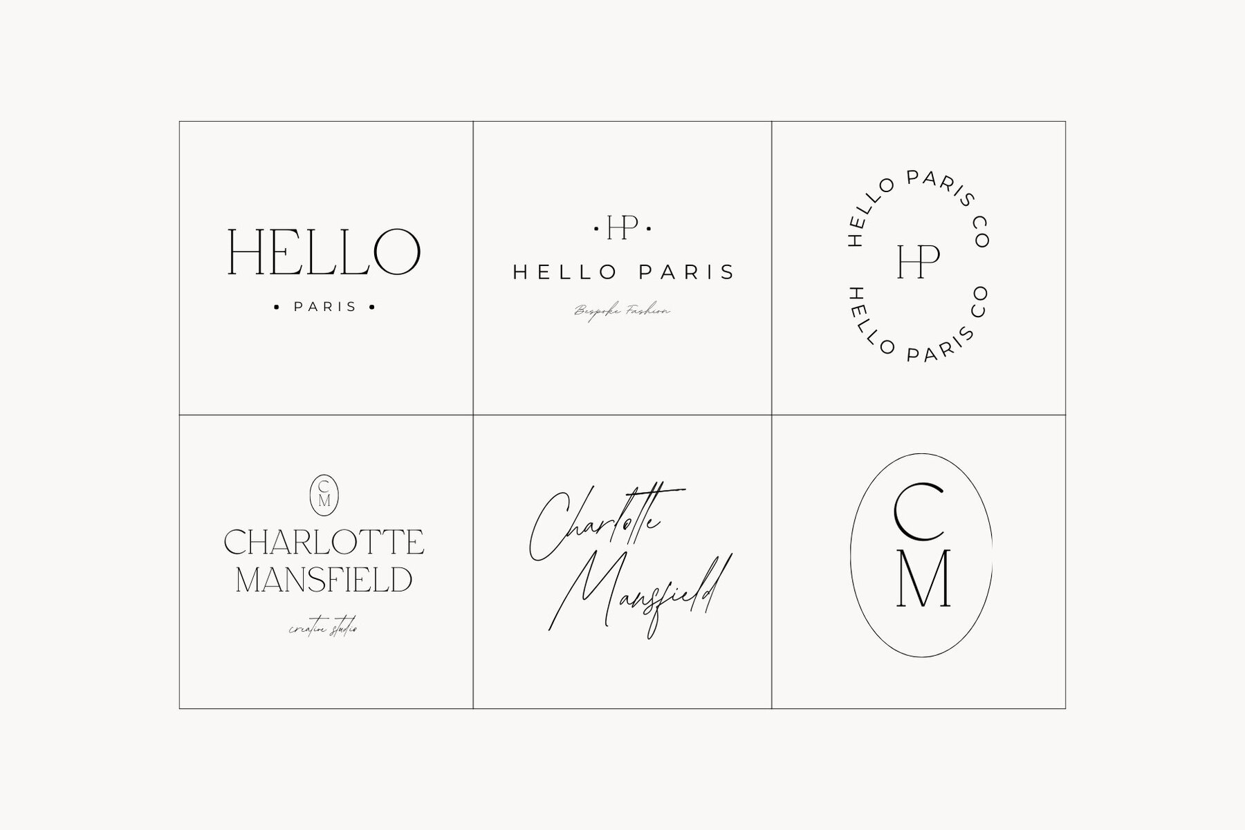 Minimal Logo Kit Canva Templates Vol 6 9