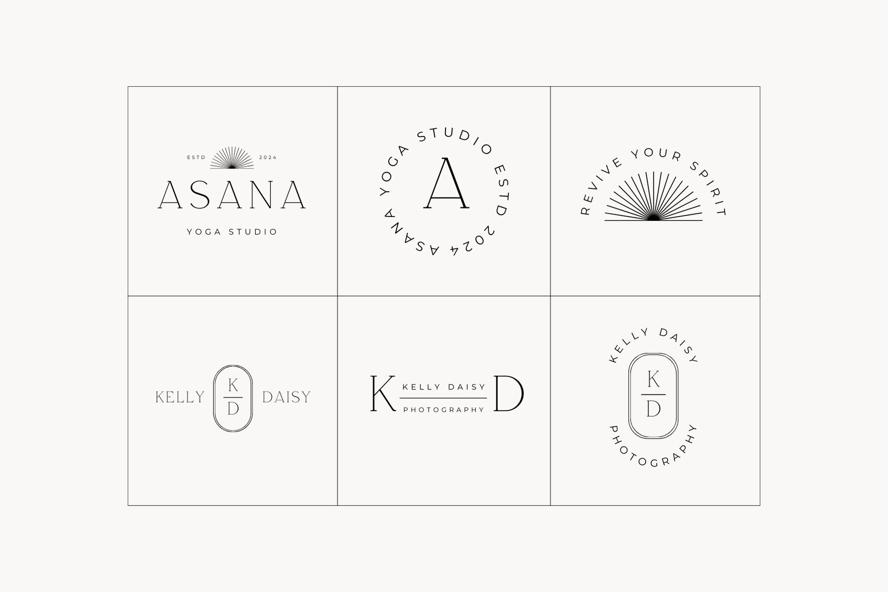 Minimal Logo Kit Canva Templates Vol 8 11