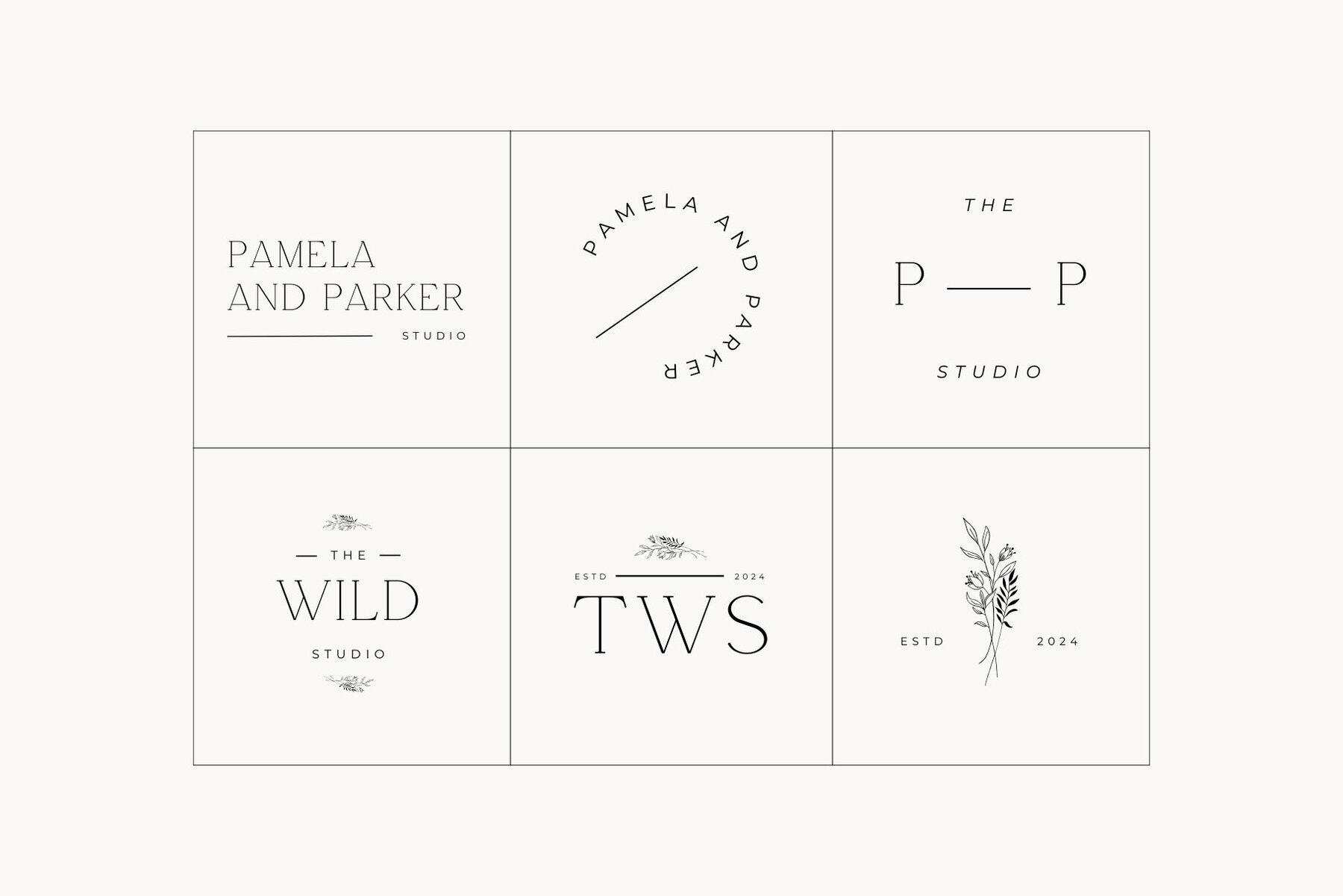 Minimal Logo Kit Canva Templates Vol 9 4