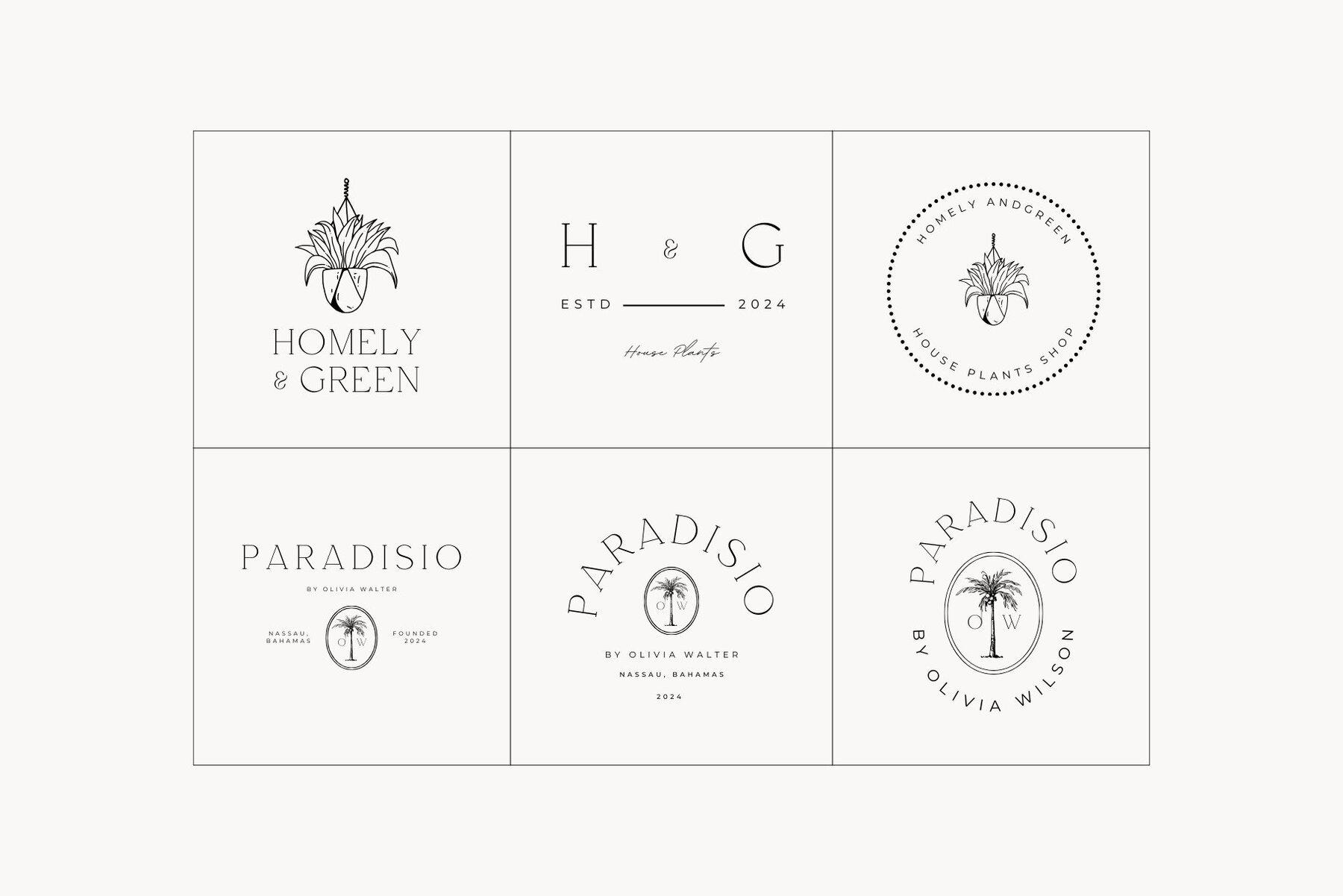 Minimal Logo Kit Canva Templates Vol 9 9