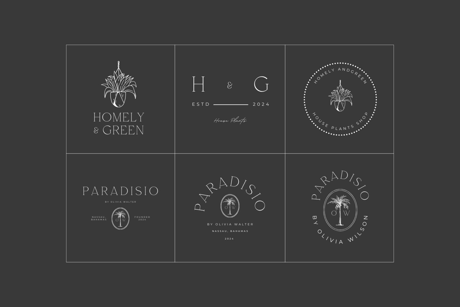 Minimal Logo Kit Canva Templates Vol 9 10
