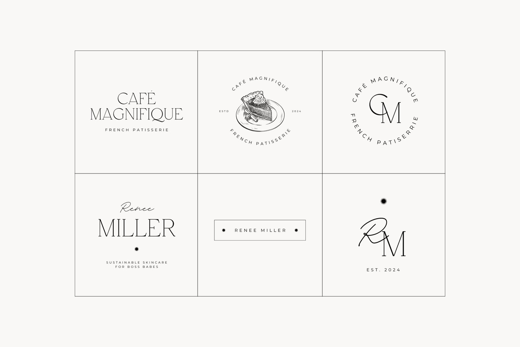 Minimal Logo Kit Canva Templates Vol 10 4