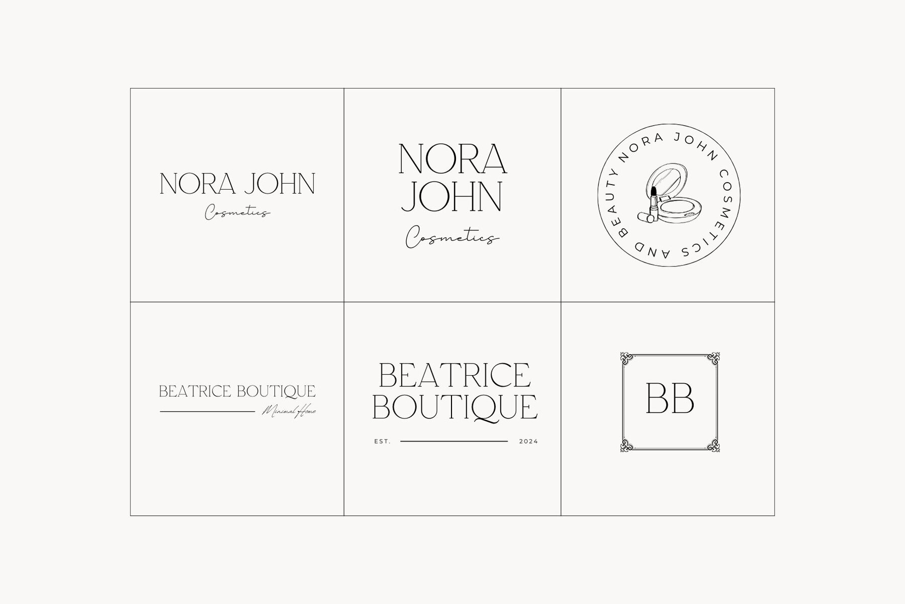 Minimal Logo Kit Canva Templates Vol 10 9