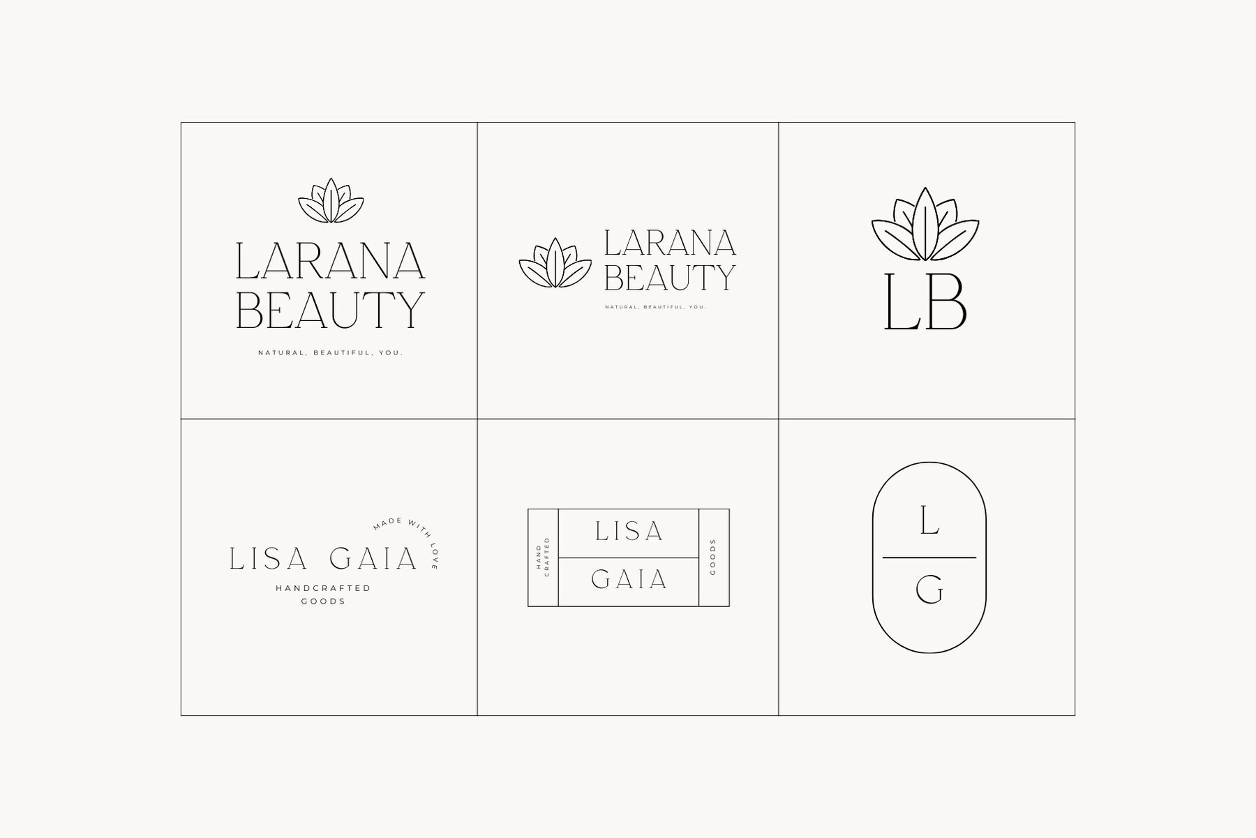 Minimal Logo Kit Canva Templates Vol 10 11