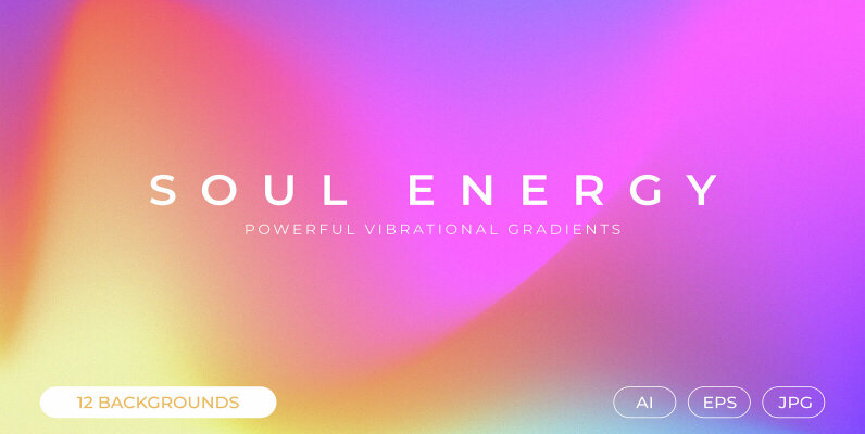 Soul Energy vibrant noisy gradients