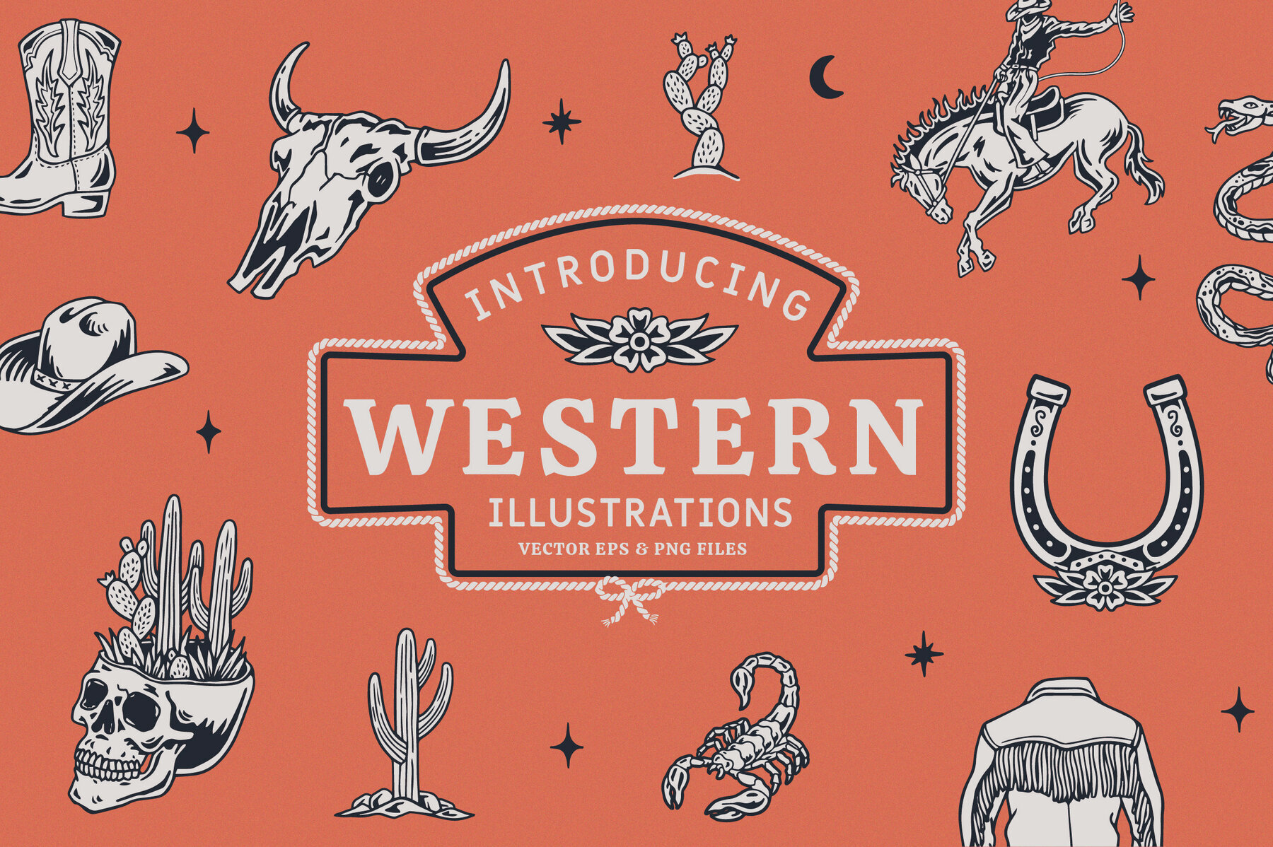 Western Vector Illustrations 1