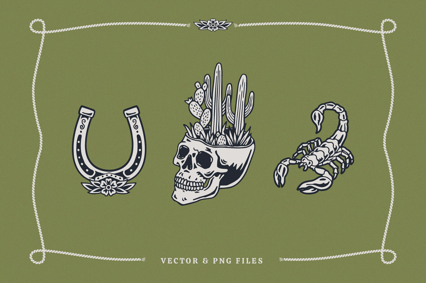 Western Vector Illustrations 2