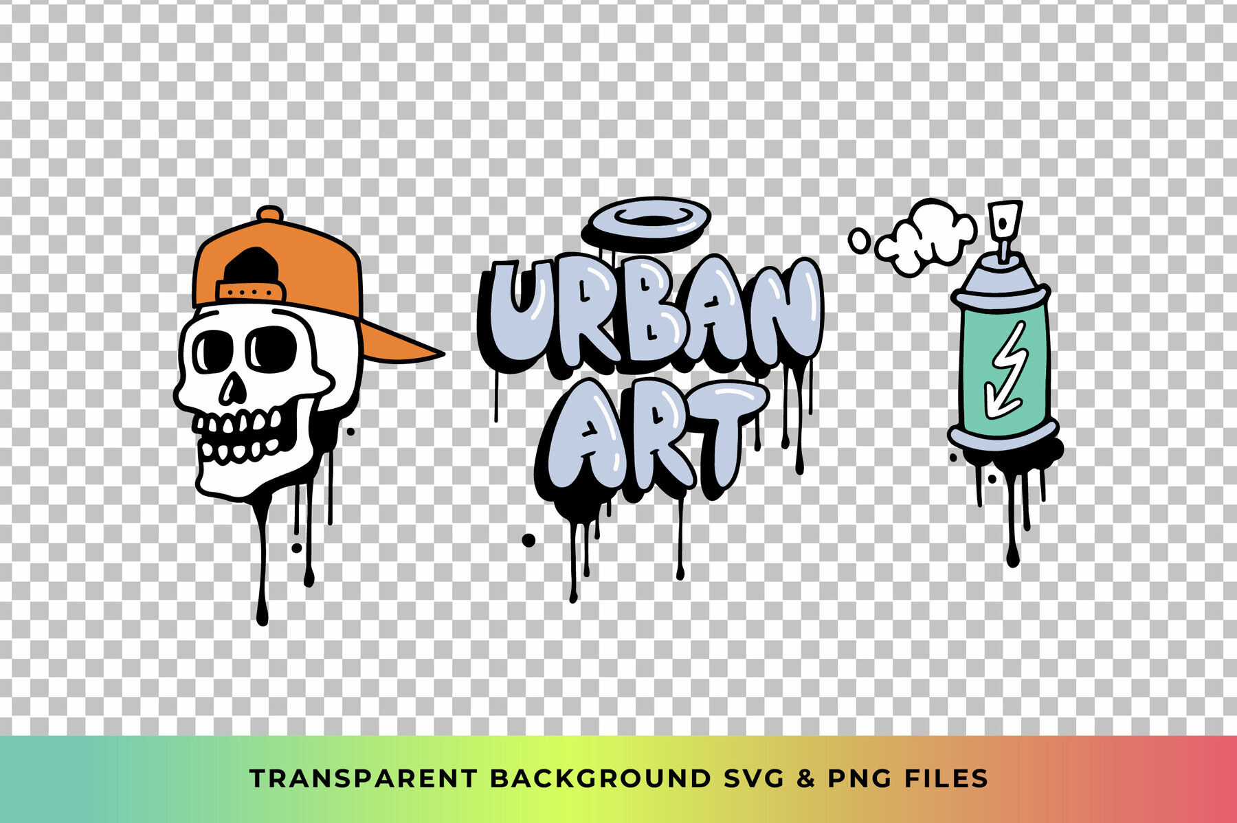 30 Vector Graffiti Illustrations 2