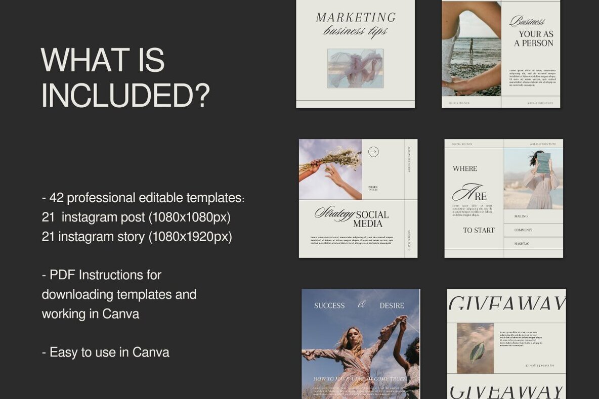 Flogenta Instagram Social Media Canva Template 2