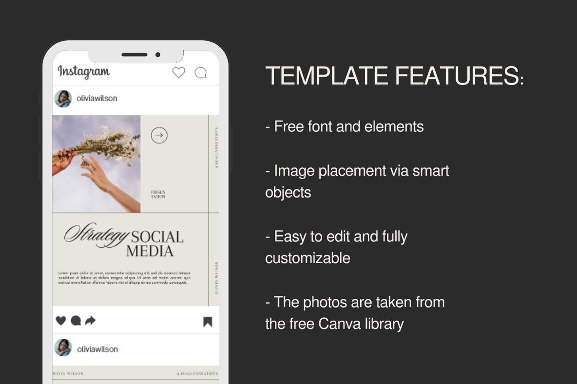 Flogenta Instagram Social Media Canva Template 3