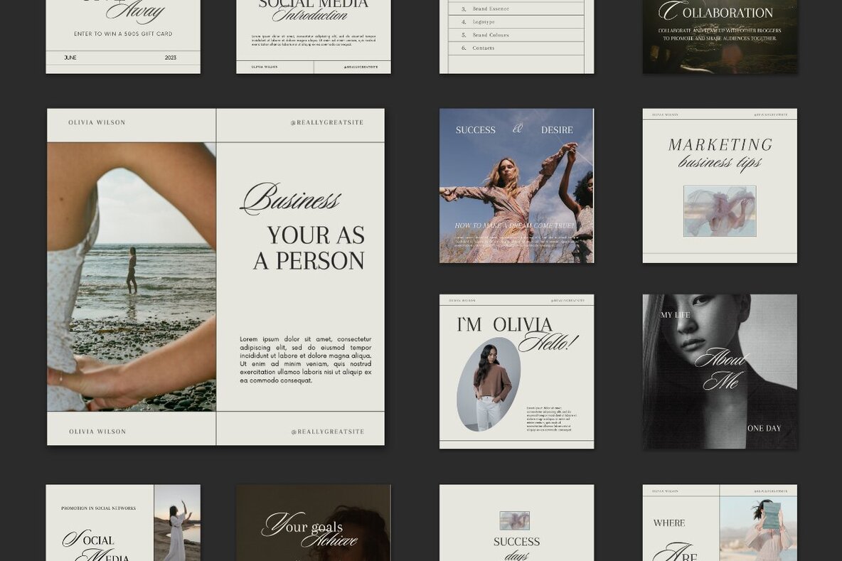 Flogenta Instagram Social Media Canva Template 4