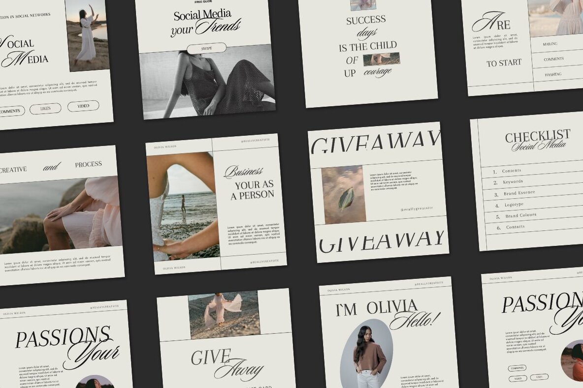 Flogenta Instagram Social Media Canva Template 6