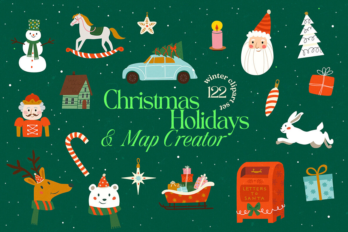 Christmas Holidays and Map Creator 1
