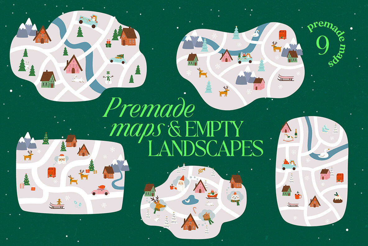 Christmas Holidays and Map Creator 2