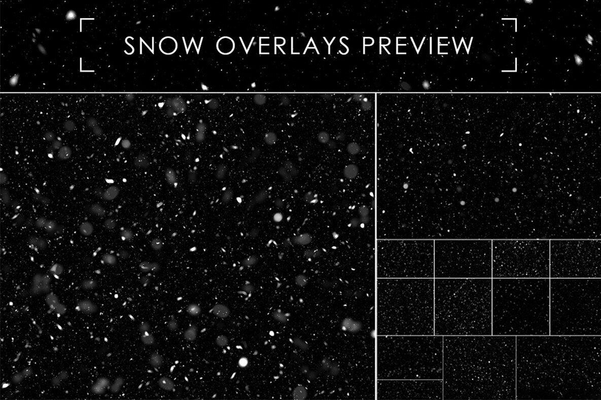 Snow Effect Overlays 2